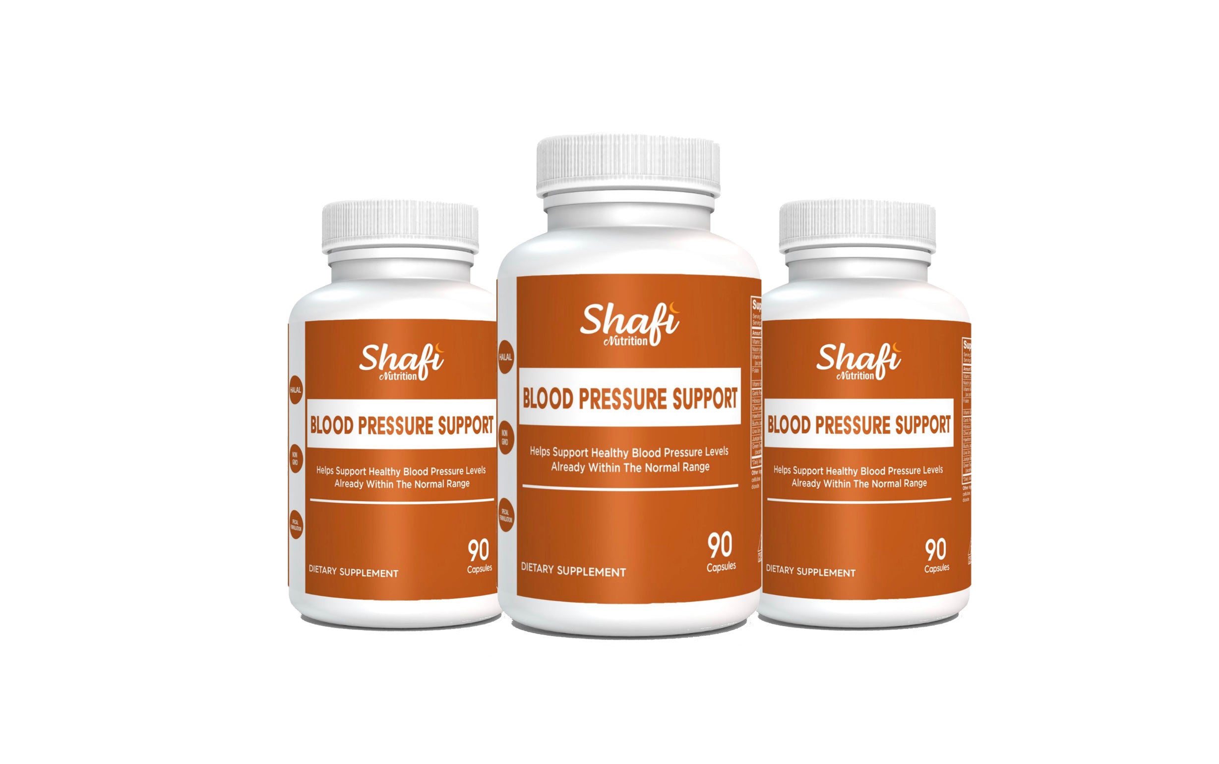 BLOOD PRESSURE SUPPORT 90CT (3 Pack) Shafinutrition